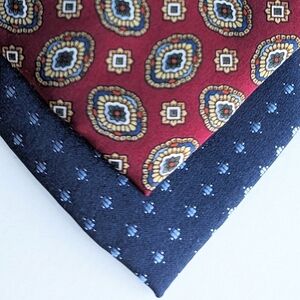 2pc Tie Bundle Jacquard & Floral Medallion- MICHAEL Michael Kors Ashford &Brooks